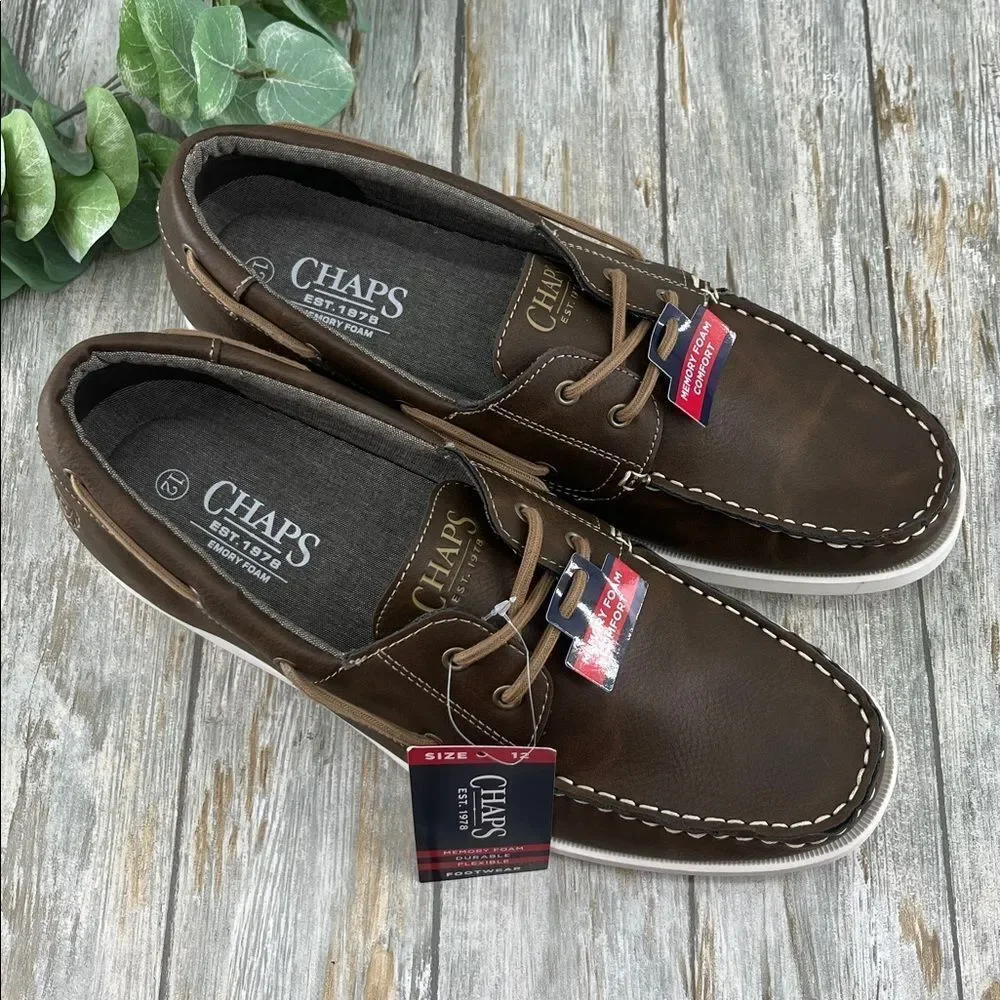 Men’s Chaps Benny Boat Shoes Size 12